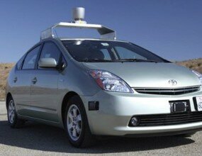 Toyota Prius Google driverless car